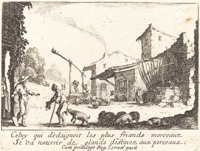 Le Porcher, 1635 - Jacques Callot