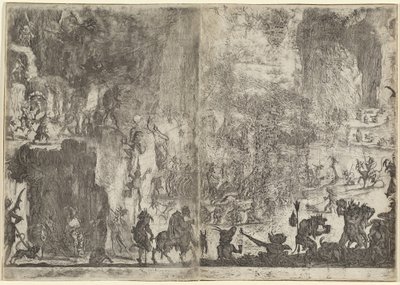 La Tentation de Saint Antoine [première version], vers 1617 - Jacques Callot