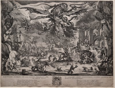 La Tentation de Saint Antoine deuxième version, 1635 - Jacques Callot