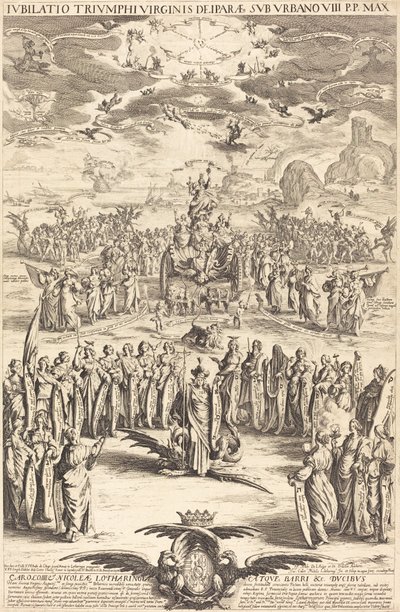 Le triomphe de la Vierge - Jacques Callot