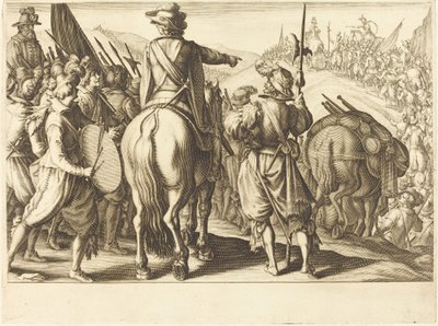 Les troupes en marche - Jacques Callot