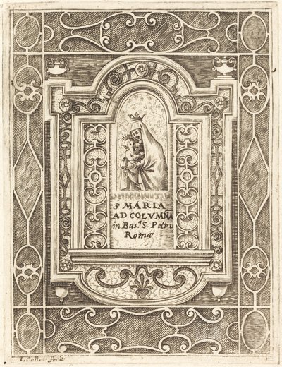 La Vierge à la colonne - Jacques Callot