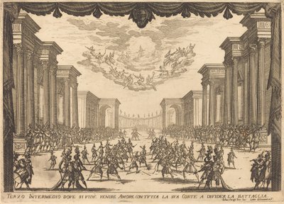 Troisième Intermezzo, 1617 - Jacques Callot