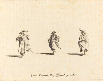 Trois Gentilshommes - Jacques Callot
