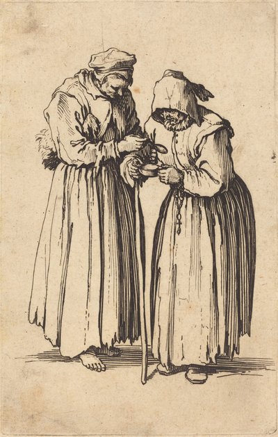 Deux femmes mendiantes - Jacques Callot