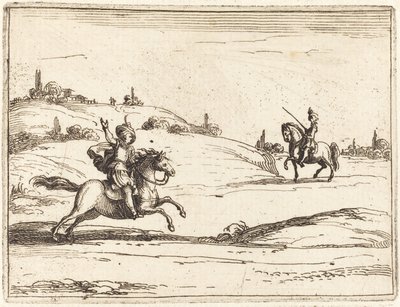 Deux chevaliers - Jacques Callot