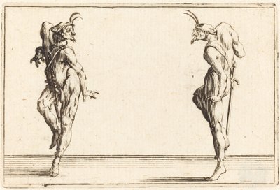 Deux pantaloons dansant - Jacques Callot