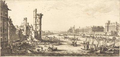 Vue du Louvre - Jacques Callot