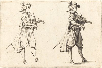 Violoniste, vers 1622 - Jacques Callot