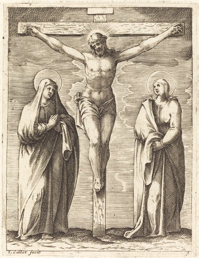 La Vierge et Saint Jean au pied de la croix - Jacques Callot