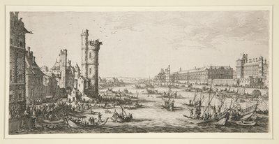 Vue du Louvre - Jacques Callot