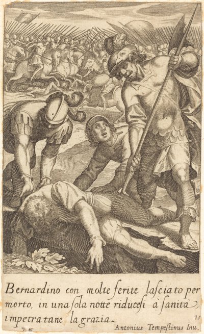 Bernardino - Jacques Callot after Antonio Tempesta