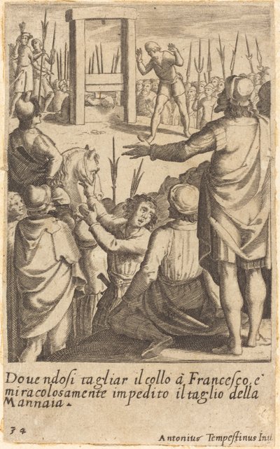 Francesco - Jacques Callot after Antonio Tempesta