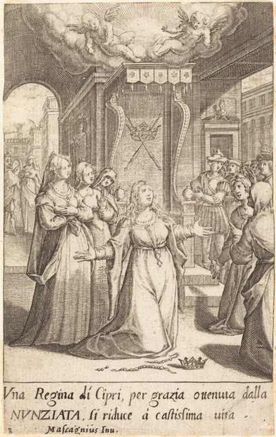 Reine de Chypre - Jacques Callot after Donato Mascagni