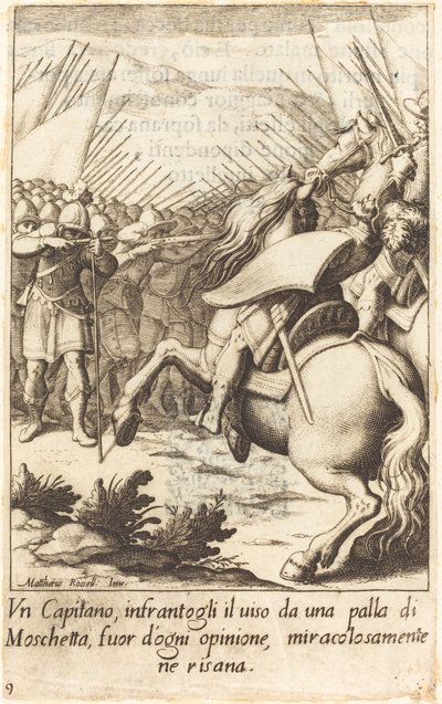 Le capitaine - Jacques Callot after Matteo Rosselli