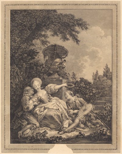 La coquette fixée - Jacques Couché and Jean Dambrun after Jean Honoré Fragonard