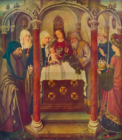 La Présentation du Christ au Temple, 15e siècle - Jacques Daret