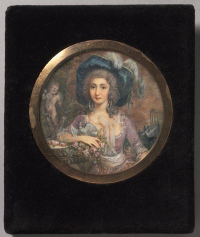 Portrait de Mademoiselle Colombi, 1788 - Jacques Delusee