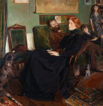 Daniel, Marianne, François et Léon Halévy, 1910 - Jacques Emile Blanche