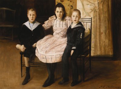 Henry Bernstein et son Frère et Sœur, 1892 - Jacques Emile Blanche