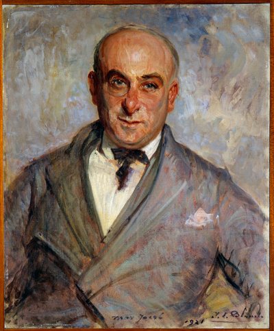 Portrait de Max Jacob (1876-1944) poète français - Jacques Emile Blanche