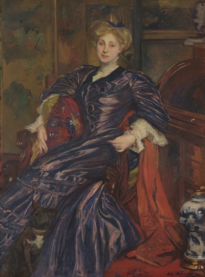 Portrait de Mme Emily Montgomery-Lang, 1911 - Jacques Emile Blanche
