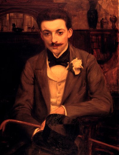 Portrait de P. Louys, vers 1861-1942 - Jacques Emile Blanche