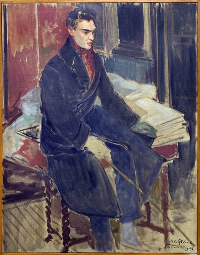 Étude pour le portrait en pied de Raymond Radiguet - Jacques Emile Blanche