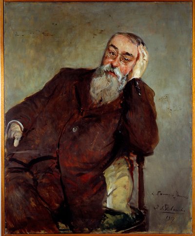 Étude pour le portrait de Francis Jammes - Jacques Emile Blanche