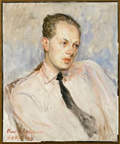 Étude pour le portrait de Pierre Drieu La Rochelle (1893-1945) - Jacques Emile Blanche