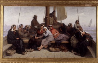 Pêche aux huîtres sur le pont d