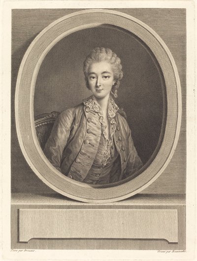 Madame du Barry - Jacques Firmin Beauvarlet after François Hubert Drouais