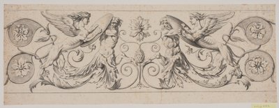 Frise décorative avec centaures et sphinx - Jacques Francois Joseph Saly