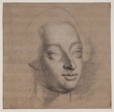 Portrait de Frédéric V. 3/4 Profil - Jacques Francois Joseph Saly