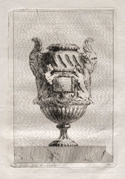 Suite de Vases: Planche 11, 1746 - Jacques Francois Joseph Saly