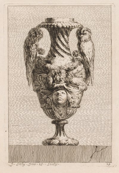 Suite de vases : Planche 15, 1746 - Jacques Francois Joseph Saly