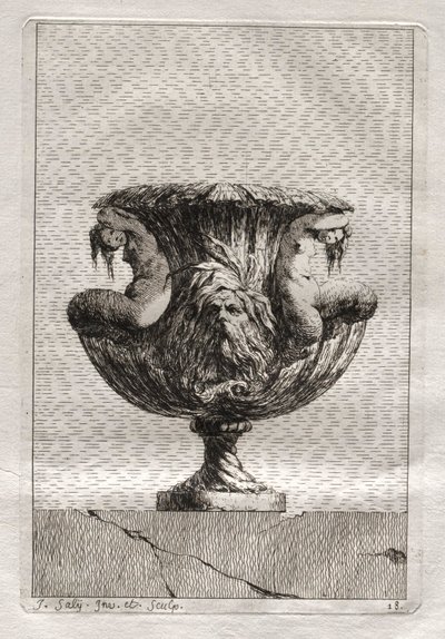 Suite de vases : Planche 18, 1746 - Jacques Francois Joseph Saly