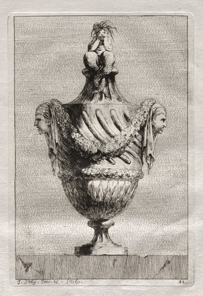 Suite de vases : Planche 21 - Jacques Francois Joseph Saly