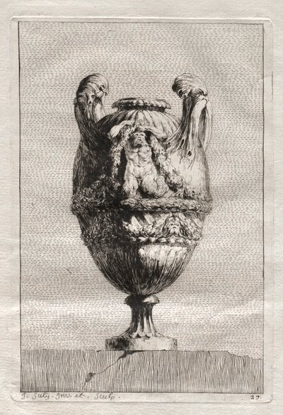 Suite de vases : Planche 27, 1746 - Jacques Francois Joseph Saly