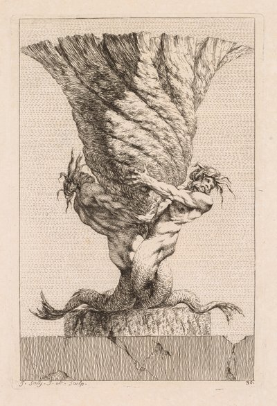 Suite de vases : Planche 30, 1746 - Jacques Francois Joseph Saly