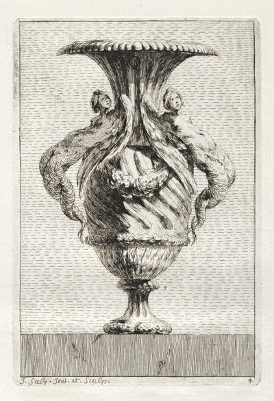 Suite de vases : Planche 4, 1746 - Jacques Francois Joseph Saly