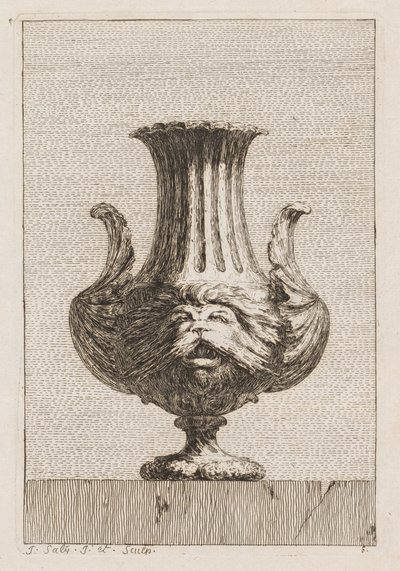 Suite de vases : Planche 6, 1746 - Jacques Francois Joseph Saly