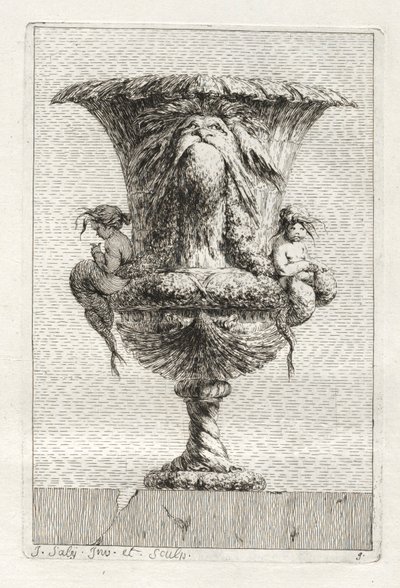 Suite de vases : Planche 9, 1746 - Jacques Francois Joseph Saly