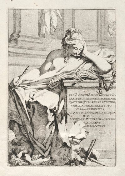 Suite de Vases: Page de titre, 1746 - Jacques Francois Joseph Saly