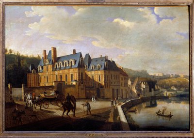 Château de la Chaussée près de Bougival - Jacques Francois Joseph Swebach