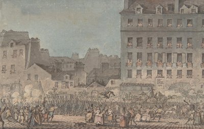Louis XVI entrant à Paris, 6 octobre 1789 - Jacques Francois Joseph Swebach