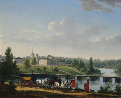 La promenade. Le domaine des Golitsyns Pekhra-Yakovlevskoye, 1820 - Jacques Francois Joseph Swebach