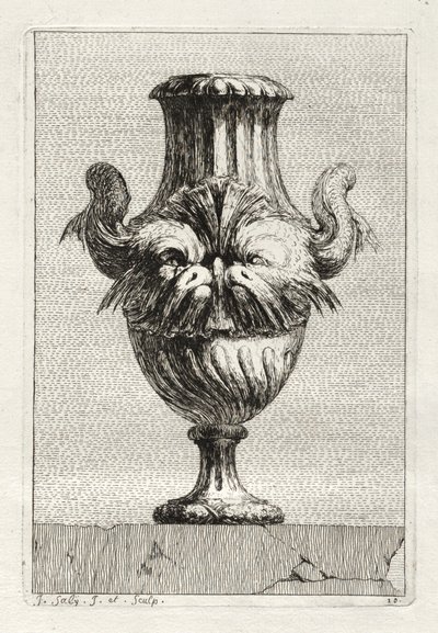 Suite de vases :  Planche 10 - Jacques François Saly