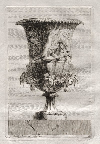 Suite de vases :  Planche 17 - Jacques François Saly