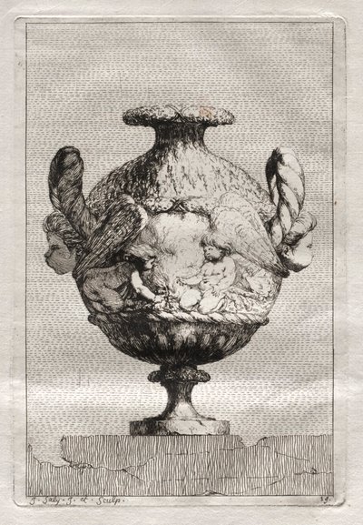 Suite de vases :  Planche 19 - Jacques François Saly